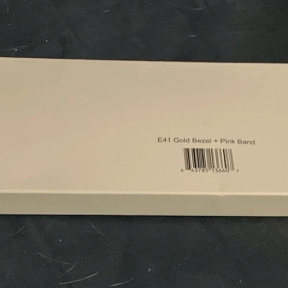 Letsfit Smart Watch Gold Bezel PinkBlack new in open box-Reduced Shipping!